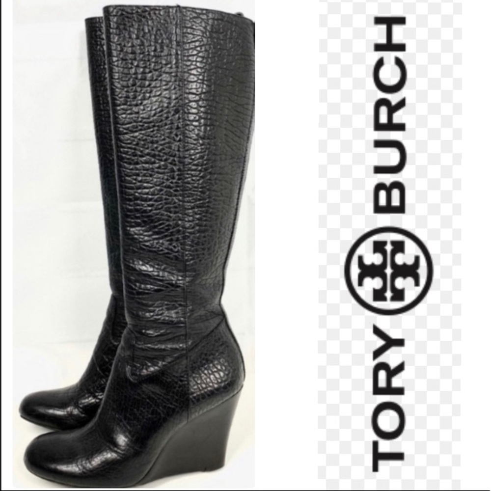 Tory Burch Black Heeled Boots